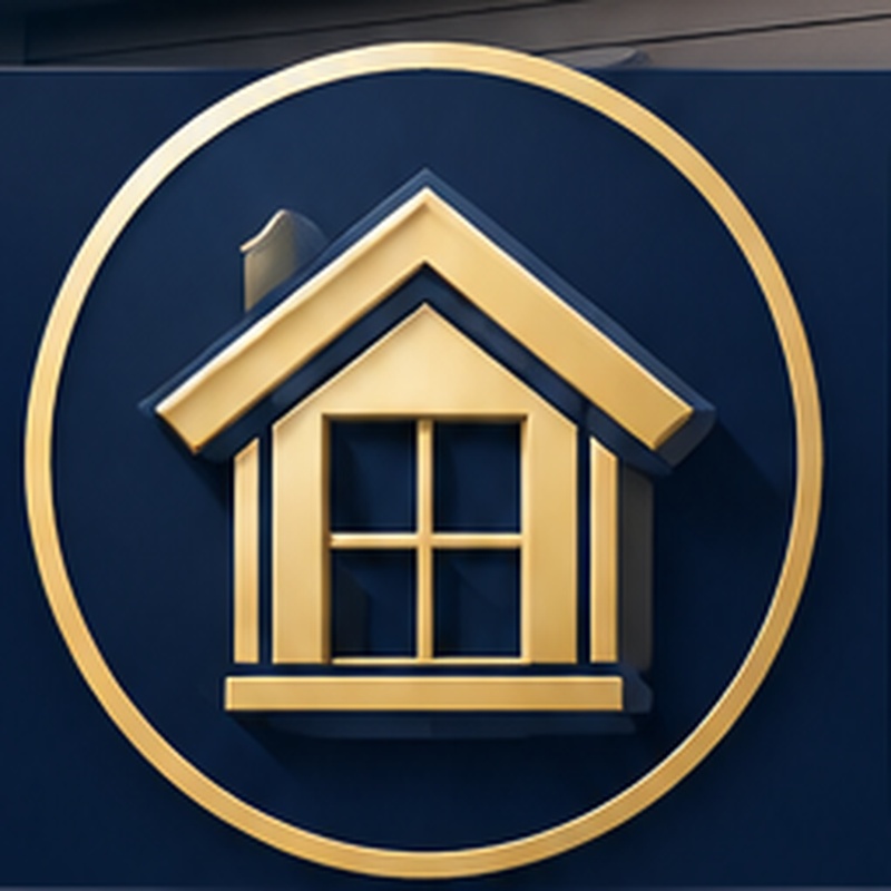Gold dormer-window emblem